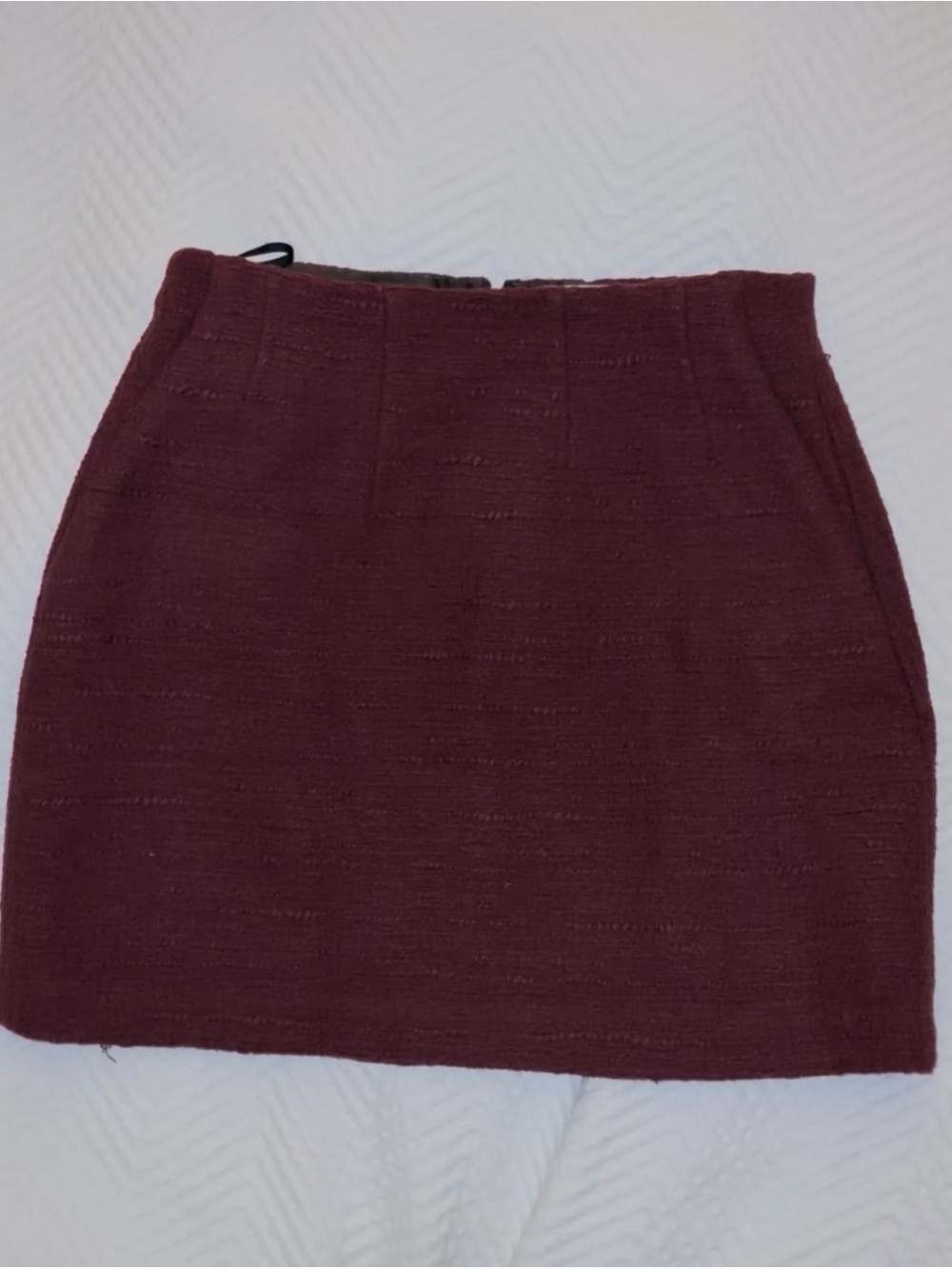 Babaton Gray Tailored Mini Skirt